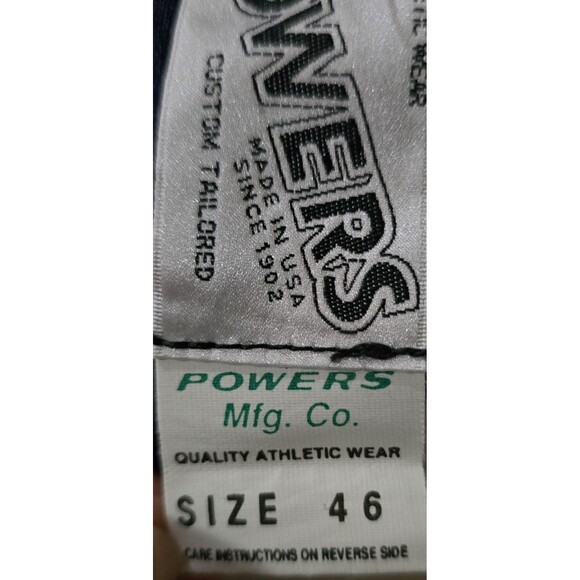 Vintage Powers Men’s Size 46 Enid Outlaws #25 Basketball Jersey Navy Blue TBL - Picture 5 of 15